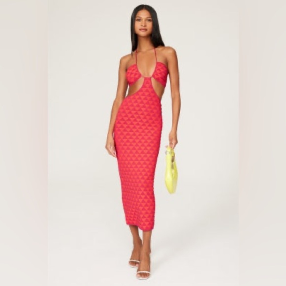 NWT Solid & Striped The Kiana Dress in Texture Geo